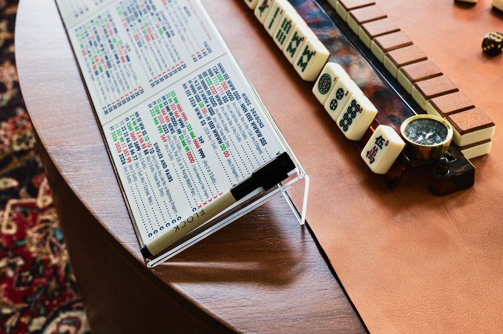 Acrylic Mahjong Card Holder - 4 Pack